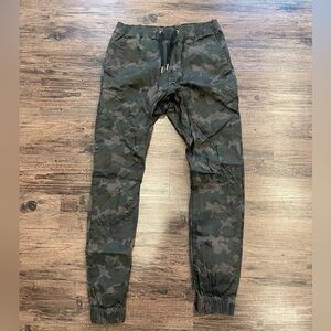 Zanerobe Sureshot joggers camo size 34